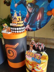 decoração para aniversário naruto shippuden